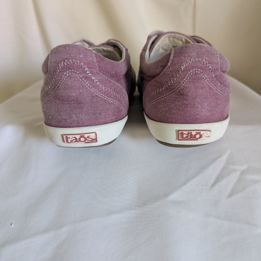 TAOS WOMENS STAR CANVAS LACE-UP - MAUVE PURPLE - SZ 10 - Picture 5 of 8